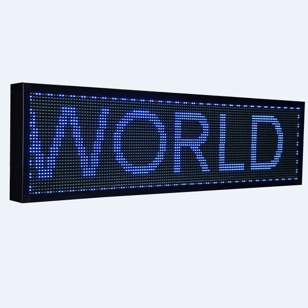 BLUE LED SIGN 4X2