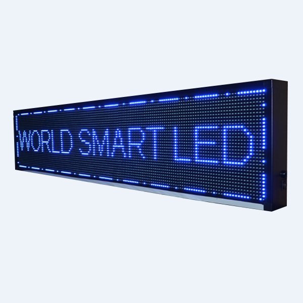 BLUE LED SIGN 5X2
