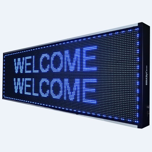BLUE LED SIGN 5X3