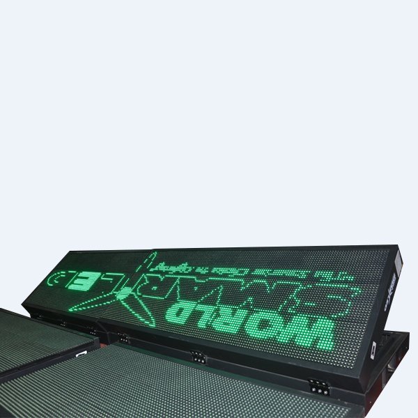 Outdoor LED GREEN Sign 7×3