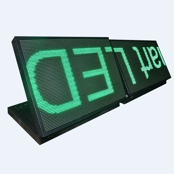 Outdoor LED GREEN Sign 7×4