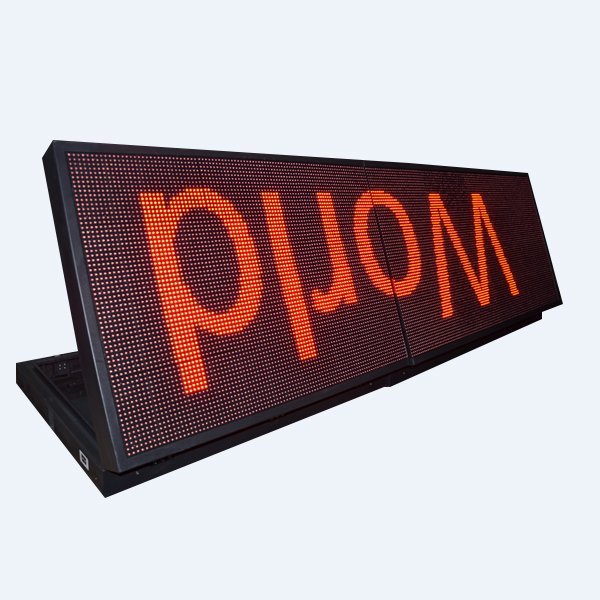 Outdoor LED RED Sign 7×4
