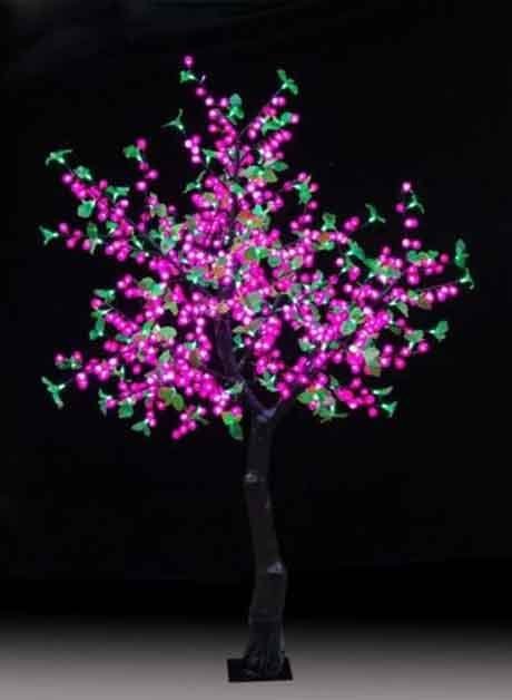 Large Plum Led Tree