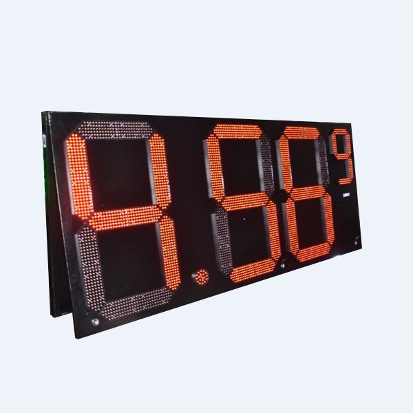 LED GAS SIGN Red 1 Side 32”