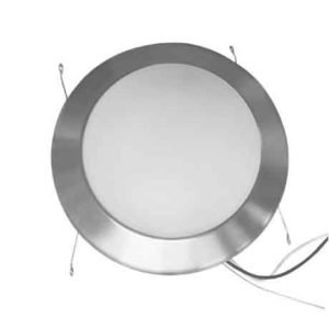 15W 7.5″ DISK LIGHT- SAND NICKEL FINISH
