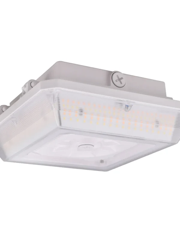 EVERETT | LED Parking Garage Light | 90 Watt | 12600 Lumens | Adjustable CCT 3000K-4000K-5000K | 100-277V | White Housing | IP65 | UL & DLC Listed