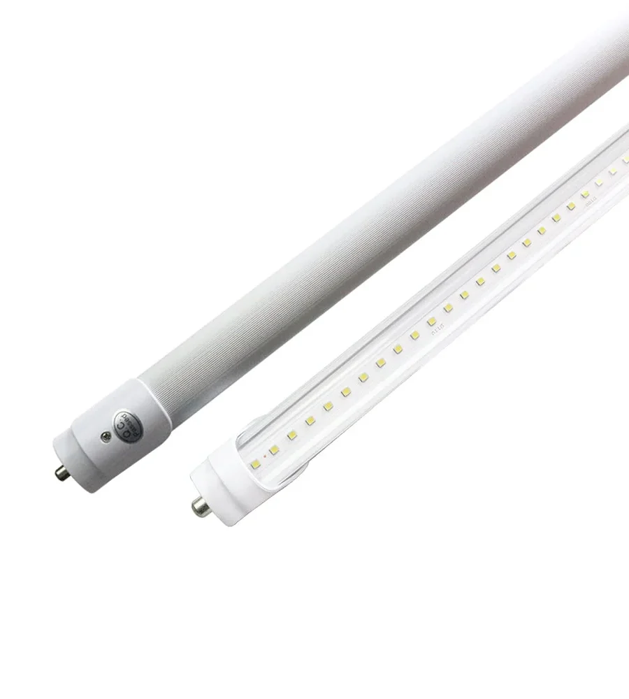 ZELL | LED T8 Tube | 60 Watt | 7800 Lumens | 6500K | 100-277V | 8ft | Clear Lens | Double Ended Power | ETL Listed