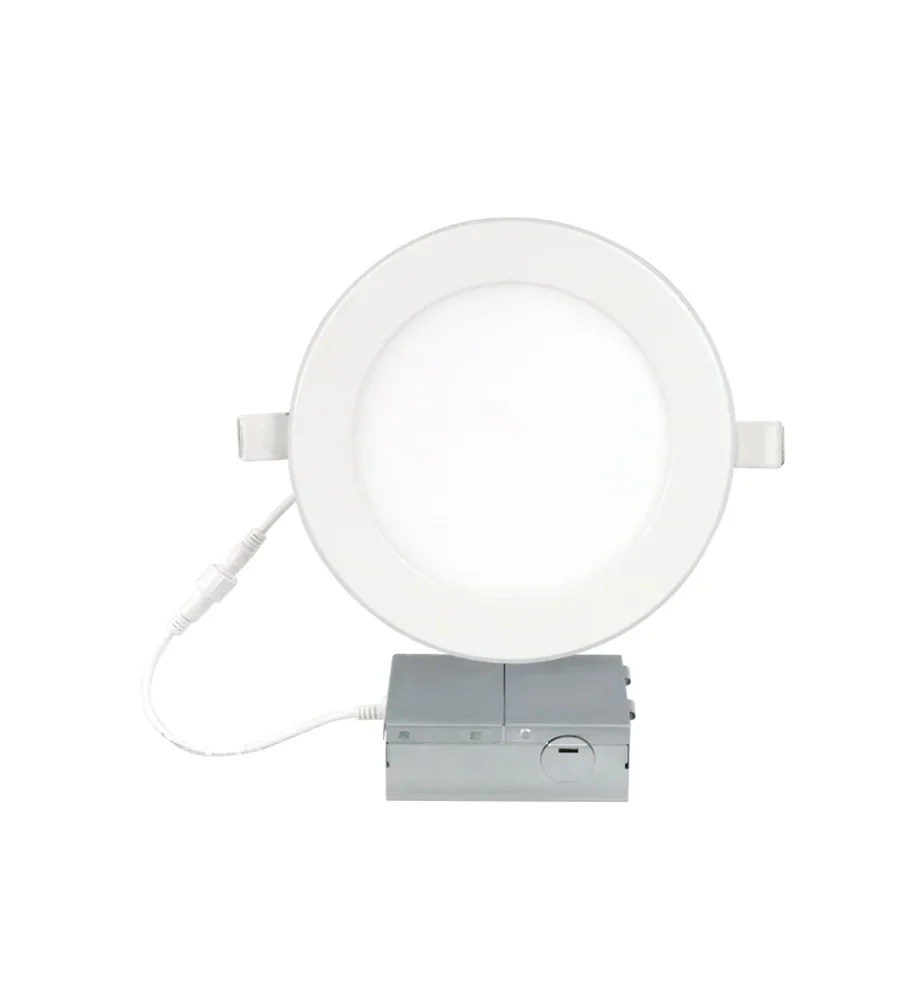 SNAP BRIGHT | LED Retrofit Downlight W/Butterfly Clips | 12 Watt | 1200 Lumens | Adj CCT 2700K-3000K-3500K-4000K-5000K | 120Vac | 6inch | Triac Dimmable | ETL Listed
