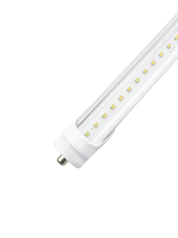 ZELL | LED T8 Tube | 60 Watt | 7800 Lumens | 6500K | 100-277V | 8ft | Clear Lens | Double Ended Power | ETL Listed