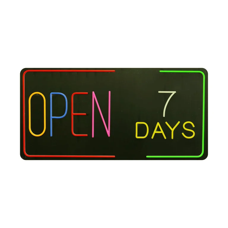 35.5″ x 17.7″ RGB LED Neon Sign